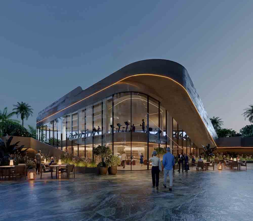 Clubhouse and wellness pavilion at Pristine Amore