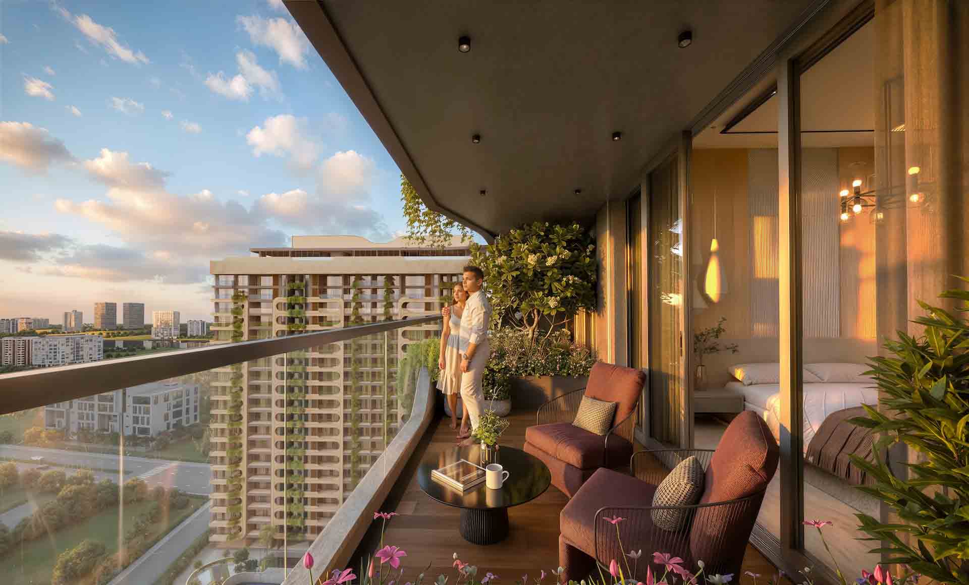 Private residence balcony